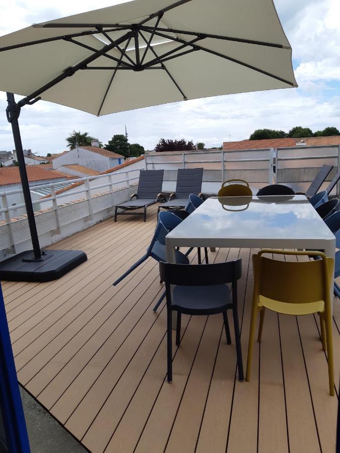Appart Pour 8 Au Coeur De Noirmoutier - Terrasse Dış mekan fotoğraf
