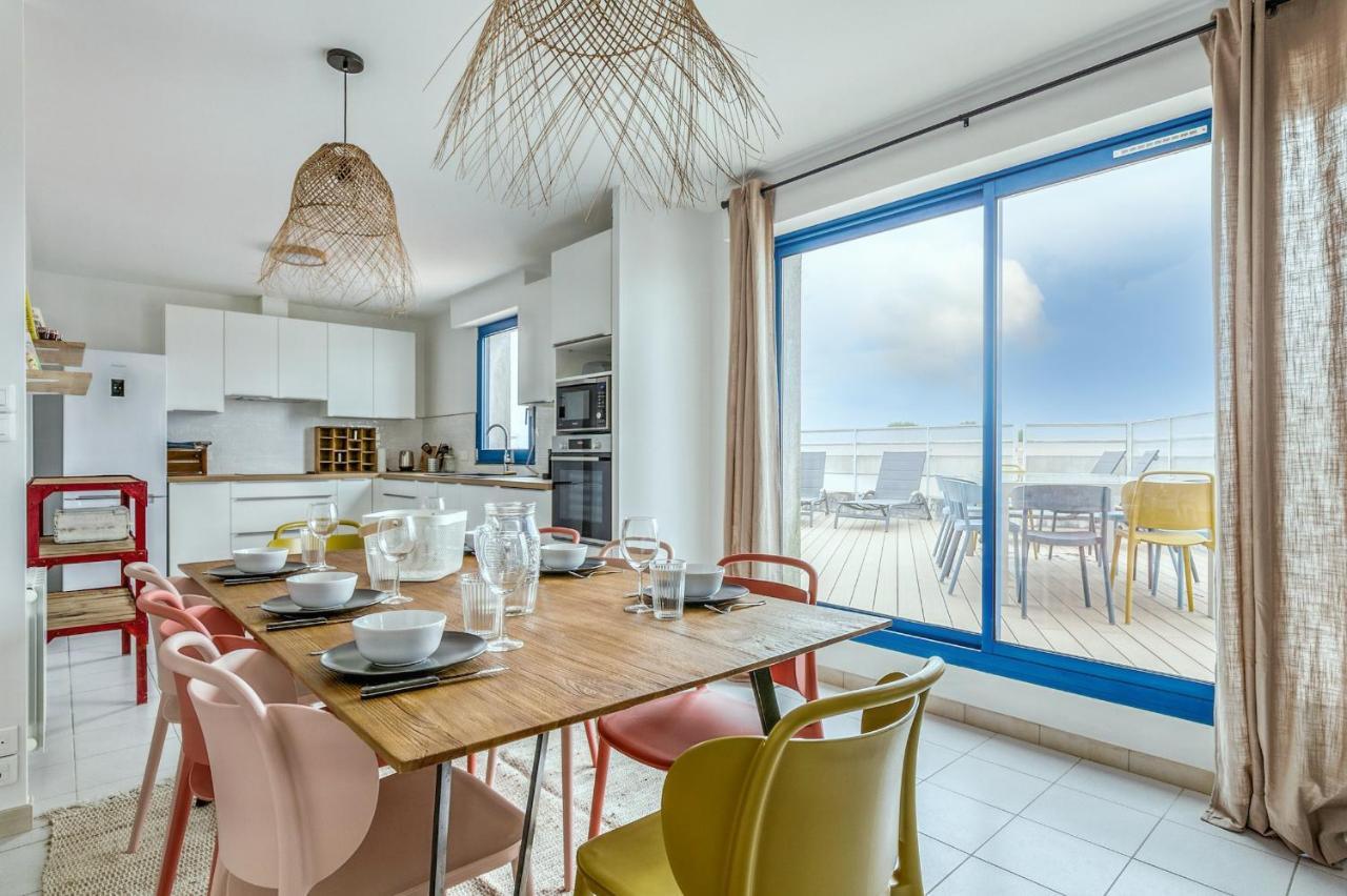 Appart Pour 8 Au Coeur De Noirmoutier - Terrasse Dış mekan fotoğraf