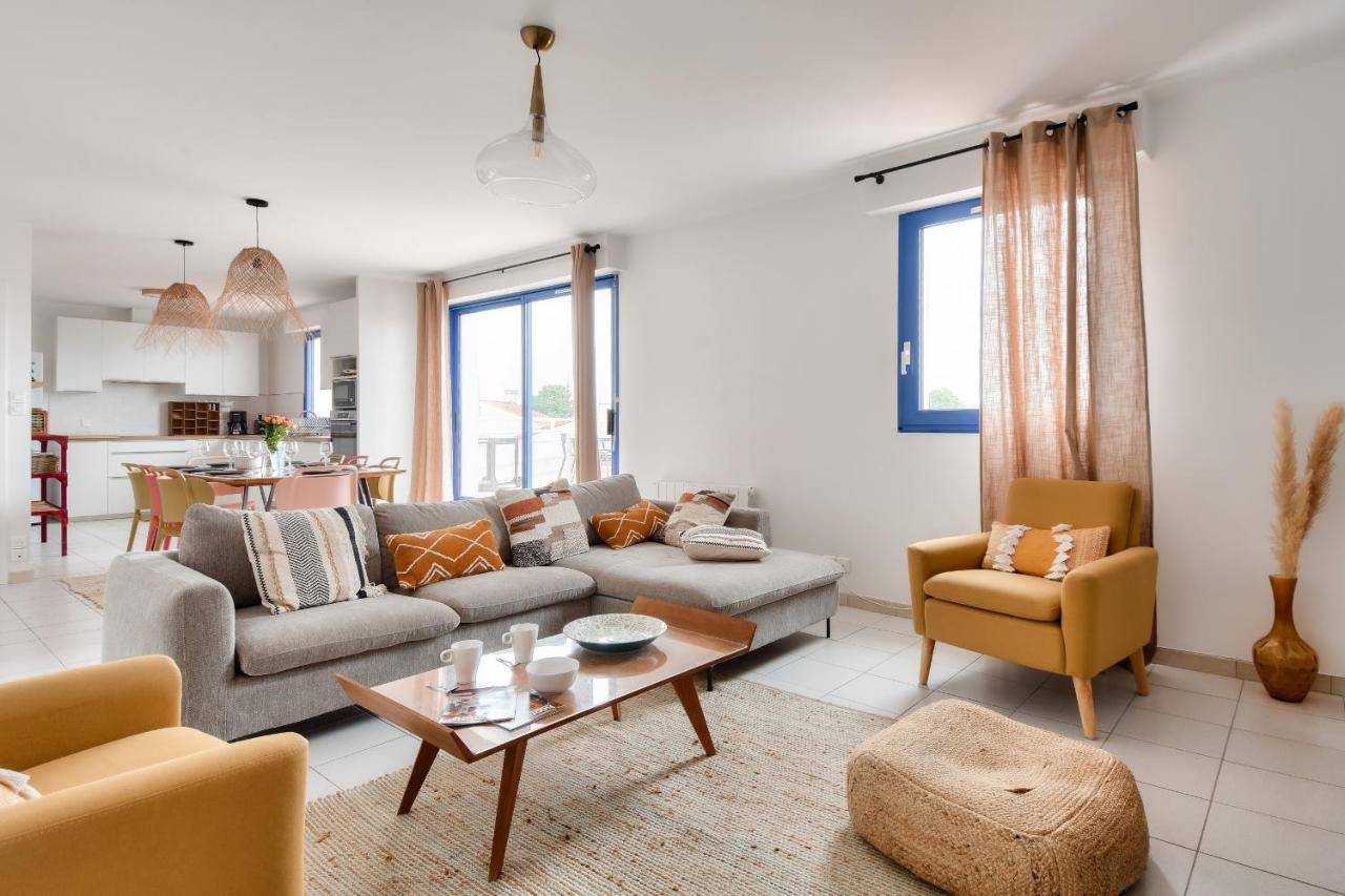 Appart Pour 8 Au Coeur De Noirmoutier - Terrasse Dış mekan fotoğraf
